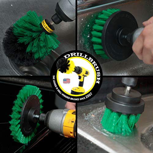Green - Drill Power Kitchen Scrub Brush Kit - view 3