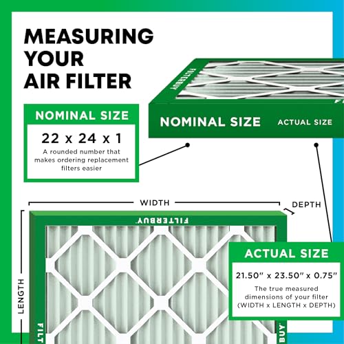 22x24x1 Air Filter MERV 11 Pet & Allergy Defense (6-Pack) - view 2