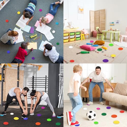 48 Pcs Carpet Spot Markers 4 Inch Circle Floor Dots for Classroom - view 5