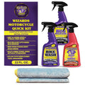 Motorcycle Quick Detail Kit – 5-Piece Wash & Shine Bundle