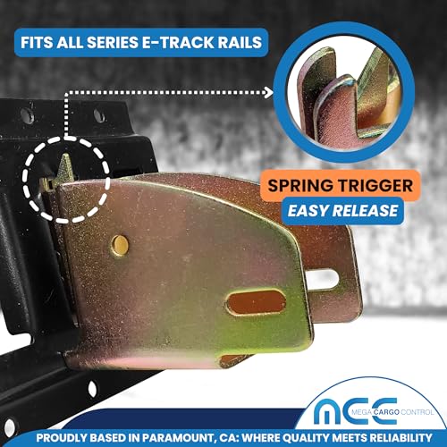 2 Pack E-Track Wood Beam Socket Bracket for Enclosed Trailer Shelving & RVs - view 5