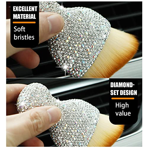 Diamond-Handle Car Detailing Dust Brush, White - view 5