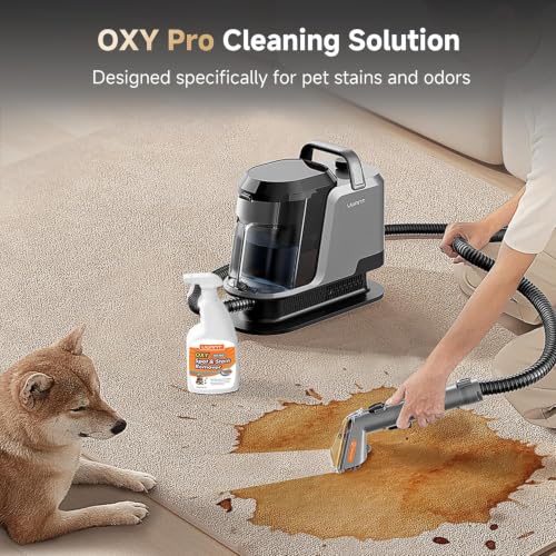 Carpet Cleaner Machine with Steam&Hot&Cold Water Modes, 18KPa Powerful Suction, Portable Carpet Steam Cleaner for Carpet, Sofa,Furniture & Pet Messes, Multi-Purpose Upholstery Cleaner Set of 1 - view 5