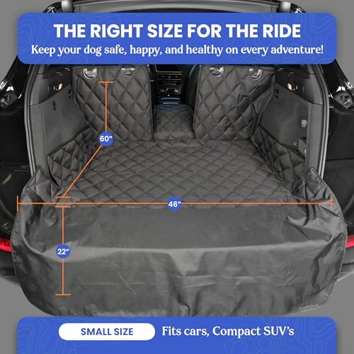 SUV Cargo Liner for Dogs, Fold Down Seats, Black Small - view 5