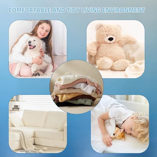 Pet Hair Remover for Laundry, pet Hair Remover for Washer and pet Hair Remover for Dryer, Dryer Balls pet Hair, Reusable Dog & Cat Hair Catcher for Clothes, Bedding & Blankets, Pick of 12 - view 5