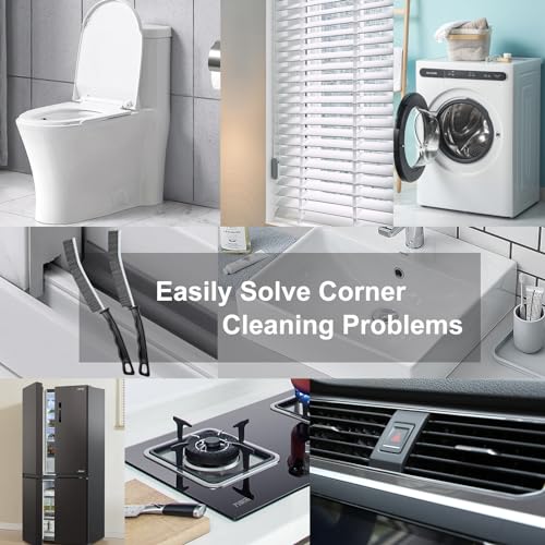 Crevice Cleaning Brush，Hard-Bristled Crevice Cleaning Brush，2024 New Multifunctional Gap Cleaning Brush Tool，Dead Corners Brushes for Bathroom Kitchen Tiles Window Door Slots，3pcs - view 6