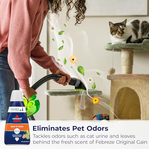 Spot & Stain with Febreze + Gain Original Scent Formula for Little Green Devices, Portable Carpet Cleaners (3968) - view 4