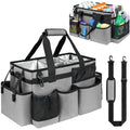 Cleaning Caddy Bag, Large Cleaning Bag for Housekeepers, Rose Gray