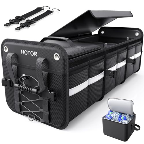 Trunk Organizer - Car Organizer and Storage with Cooler Bag for SUV