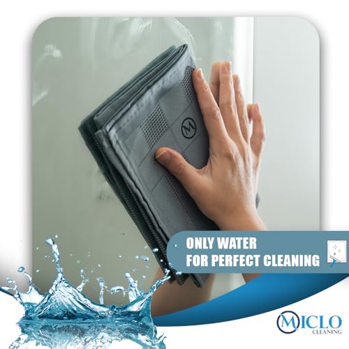 Microfibre Premium Cleaning Cloth Set of 3 - Magic Cloth | All Purpose, Absorbent Washcloth | Microfiber for Window, Kitchen, Bathroom | Lint-Free, Scratch-Free Glass CLoth | 16'' x 24'' | Dark Series - view 5