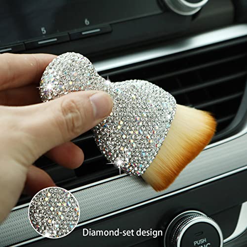 Diamond-Handle Car Detailing Dust Brush, White - view 6