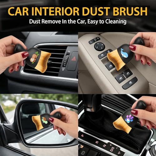 Blessed Cross Car Detailing Brush Soft Bristle Cars Interior Cleaning Brush,Automotive Dust Brushes Christian Car Accessories,for Vehicle Interior Care Religious Gifts for Believer Women Men - view 5