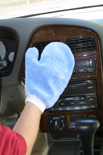 Microfiber Terry Weave Dusting & Polishing Mitt, Lint-Free, Scratch-Free, Ultra-Soft, for Home Cleaning & Auto Detailing, 2-Pack - view 5