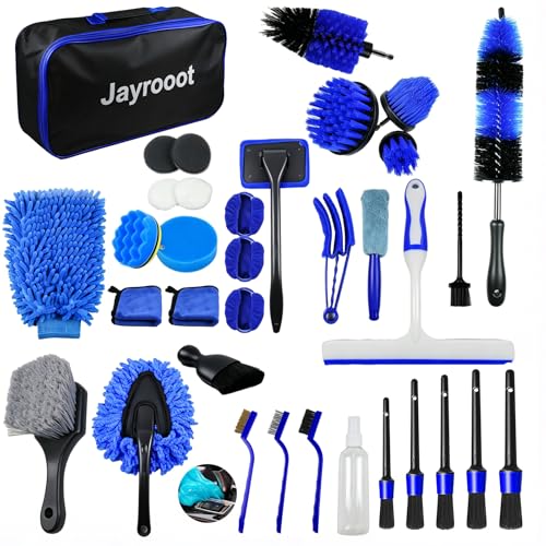 37Pcs Car Detailing Kit, Car Detailing Brush Set.car washing kit