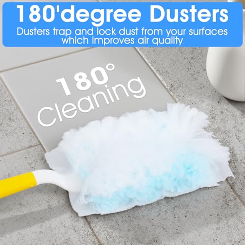 80PCS Electrostatic Duster Refills, Feather Microfiber Dusters - view 3