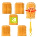 50 Count Larger Size Duster Refills for Swiffer Dusters with 1 Handle