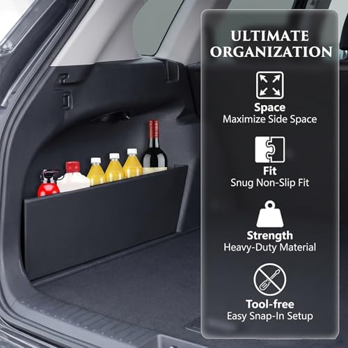 2Pcs Car Trunk Divider Storage Shelf for Honda CR-V 2023-2026, Rear Cargo Organizer Partition Board, Trunk Storage Separator Panel - view 4