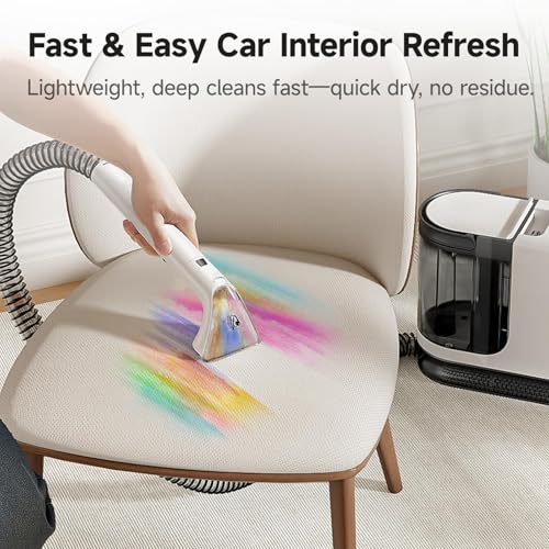 Carpet Cleaner Machine with Powerful Suction for Pets with Cleaning Tools& Solution Carpet Cleaner for Cars,Couch,Furniture Set of 1 - view 4