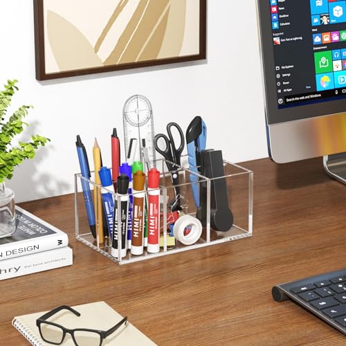 Clear Makeup Brush Holder Organizer - view 6