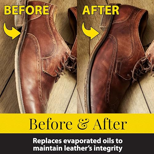 Prime Neatsfoot Oil 32 Fl Oz - Leather Conditioner & Preservative with Synthetic & Natural Animal Oil - Waterproof, Soften, Restore & Strengthen Leathercraft Shoe, Boot, Saddle, Couch, Purse - view 5