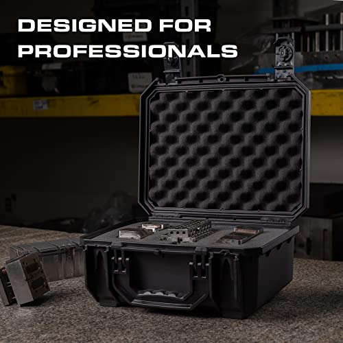 230 Heavy Duty Protective Dry Box Case with Foam - TSA Approved/Mil Spec / IP67 Waterproof/USA Made for Ammo First Aid Kits Microphones Motorcycles Bikes (with Foam) - view 2