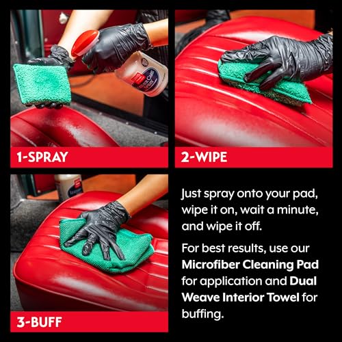 Leather Care Spray, Car Seat Cleaner and Conditioner for Upholstery, Furniture, Clothing, and More, 10994, 22oz - view 4