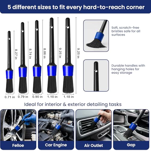 37Pcs Car Detailing Kit, Car Detailing Brush Set.car washing kit - view 6