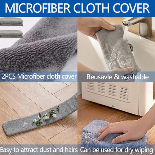 Dust Cleaner Microfiber Duster, Gap Dust Cleaning Artifact with Extension Pole & Bendable Head, Washable Extendable Gap Dusters for Sofa Bed Furniture Bottom,Ceiling Fan,Blinds (Gap Dust Cleaner) - view 6