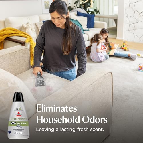 Little Green Spot & Stain Cleaning Solution with OXY and StainProtect, for All Leading Portable Carpet & Upholstery Deep Cleaners, Instantly & Permanently Removes Stains, 2038G, 32oz - view 4