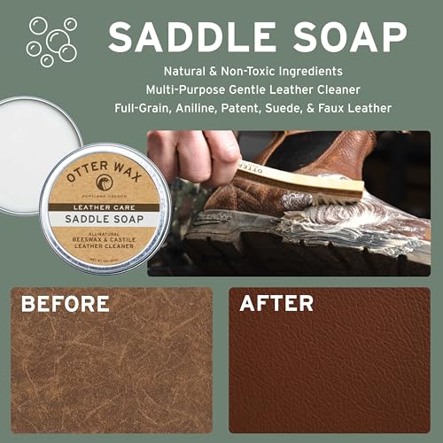 Essential Leather Care Kit | Complete Leather Cleaning & Conditioning Set | Clean, Condition, Shine, & Protect All-Types of Leather| All-Natural & PFAS-Free | Made in Portland USA - view 3