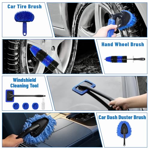 Car Detailing Kit,36pcs Car Detailing Brush Set,Car Cleaning Kit Detail Kit - view 6
