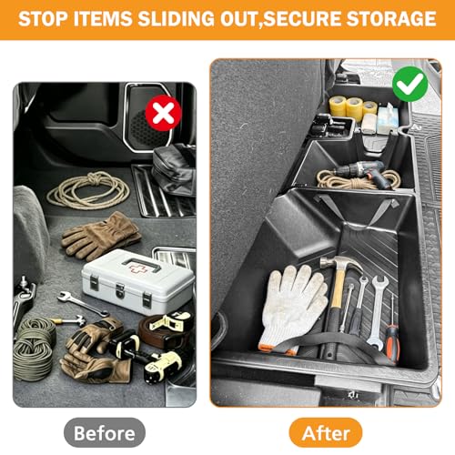 Under Seat Storage Box for Ram 1500 2019-2026 Crew Cab - view 7