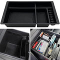 Center Console Organizer Compatible with 2015-2020 Chevy Yukon Tahoe Suburban and 2014-2018 GMC Sierra Silverado Tray Accessories Armrest Storage-Full Console w/Bucket Seats ONLY