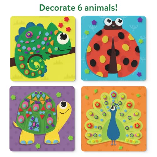 Fun with Foam Sticker Art – Animals, Craft Kit, Gift for Kids - view 4
