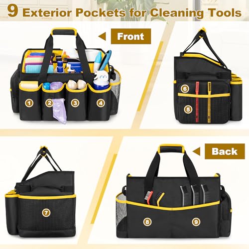 Extra-Large Cleaning Caddy Organizer Bag with Handle - view 4