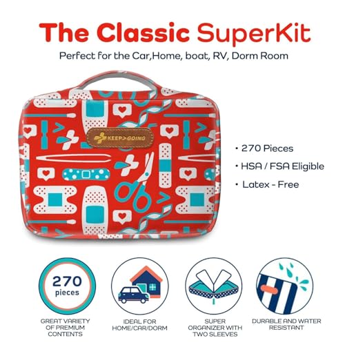 KeepGoing Large Home First Aid Kit for Kids - 270 Pc. (The Classic) - view 3