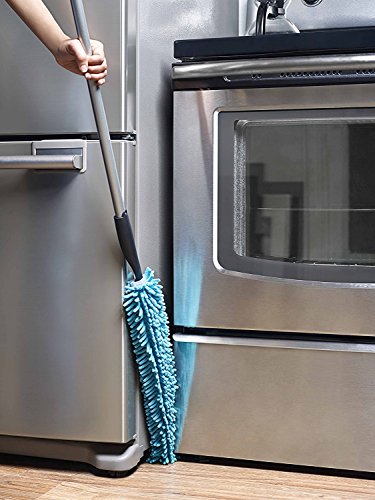 Bendable Microfiber Extending Duster - Bending Micro Fiber Dust Cleaner w/Long Handle for Home Cleaning & Dusting - Flexible Head for Web Free TV, Ceiling & Furniture - view 2