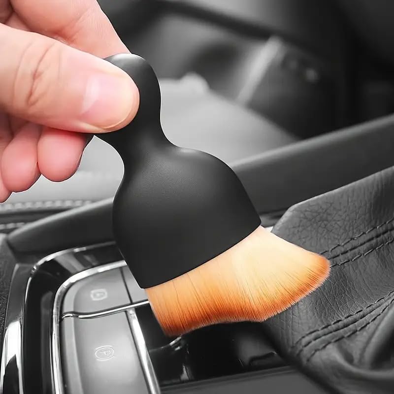 Car Interior Detailing Brush - Ultra-Soft Bristles Multifunctional Dust Remover, Ergonomic Grip Portable Cleaner for Vehicle Vents & Crevices - view 5