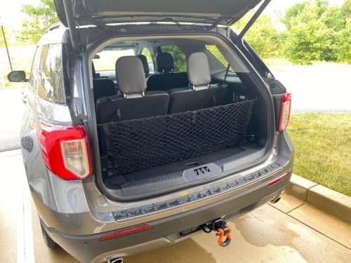 Rear Trunk Organizer Cargo Net for Ford Explorer 2020–2026 – Envelope Cargo Net for SUV – Premium Mesh Car Trunk Organizer Vehicle Carrier Storage – Compatible with Explorer - view 6