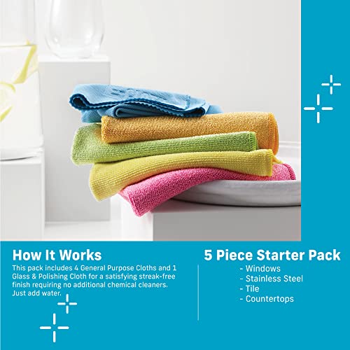 Starter Pack, Premium Cleaning Cloths - 5 Piece Set - view 2