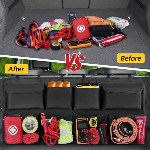 Backseat Hanging Organizer, with 8 Large Storage Bag - view 6