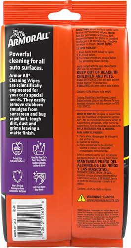 Car Interior Cleaner Wipes, Interior Cleaning Wipes for Cars, Trucks, Motorcycles, 60 Each (Pack of 2) - view 2
