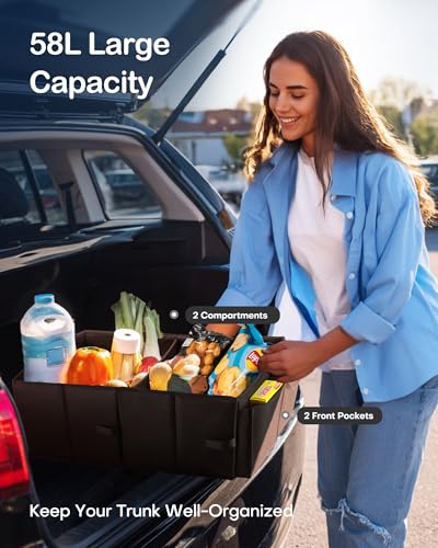 Trunk Organizer - Foldable Car Organizer for SUVs & Sedans Storage - view 2