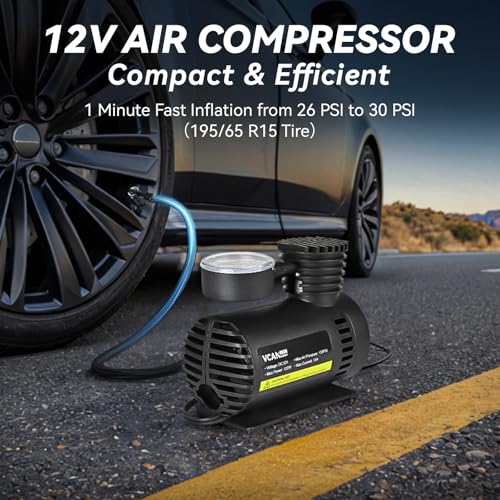 Car Emergency Safety Kit Bag with Portable Air Compressor, Jumper Cables,First Aid Kit, Tire Pressure Gauge, Auto Vehicle Safety Road Side Assistance Kits Essentials,for Women, Men, Teen - view 3