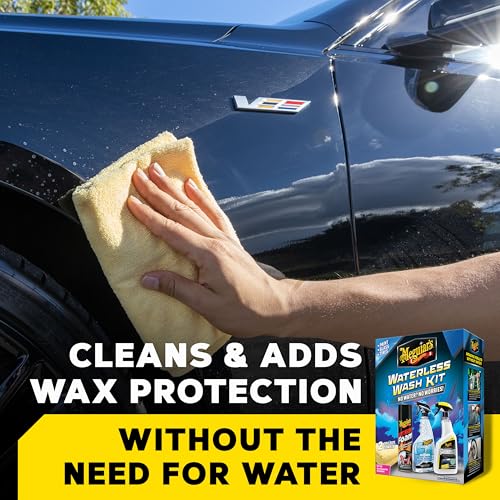 Waterless Wash Kit - This Premium Car Detailing Kit Gently Removes Dirt and Grime, Adds Shine and Protects Several Surfaces on Your Car Without Water – Get Amazing Results Detailing Anywhere - view 2