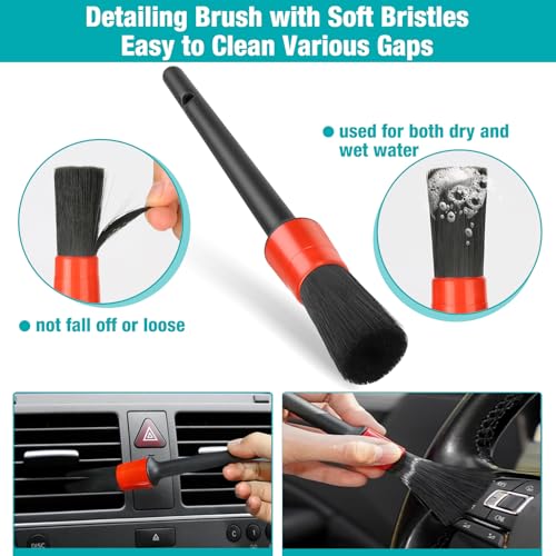 Car Interior Duster Detailing Cleaning Gel Brushes Kit - view 5
