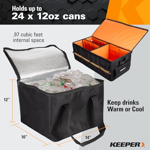 70L Extra Large Trunk Organizer with Cooler for SUV, Car & Minivan - view 3