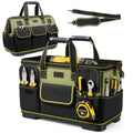 18 Inch Heavy Duty Tool Bag, 16-Pocket Portable Tool Box Organizer