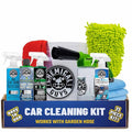 Foam Gun Car Wash Kit With Bucket, Garden Hose Foam Sprayer, Microfiber Towels And Total Interior Cleaner - Complete Auto Detailing Wash And Car Care Bundle