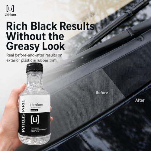 Trim Serum- Plastic Restorer for Cars- Restores Even the Most Damaged Plastic, Rubber, and Vinyl - Black Trim Restorer That Lasts For Months - Penetrates Plastic Pores Restoring Color (16 Oz) - view 5